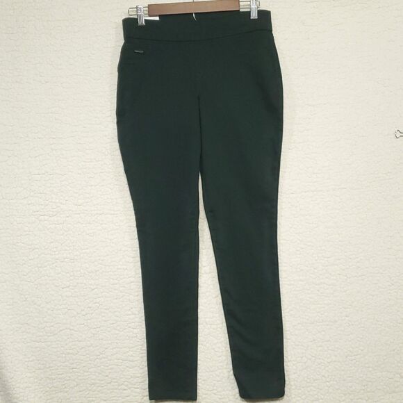 Nine West Women's Green, Heidi pull-on Skinny Yoga Stretch Twill Size 4 NWT - Picture 4 of 16